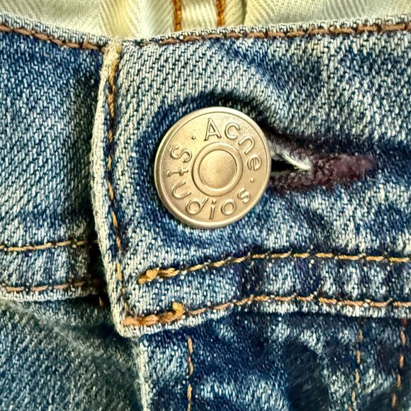 Acne Studios North Mid Blue Skinny Fit Jeans - Picture 5 of 8